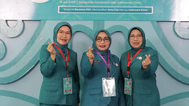 Wiwiek Hargono dan Wuri Handayani Hadiri Puncak HKG PKK ke-53 di Samarinda