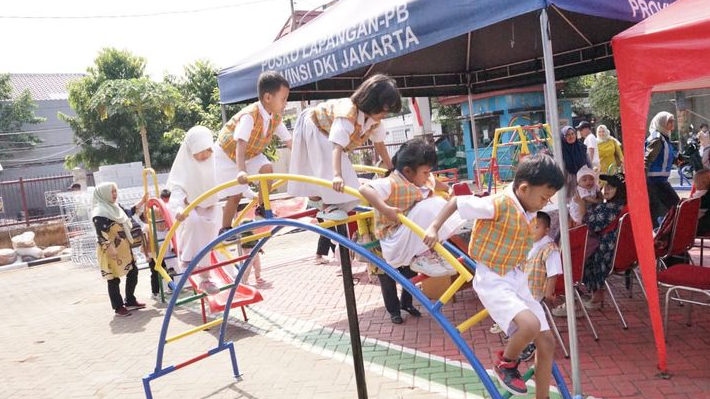 Jasa Marga Bangun Taman Bermain Anak di Cawang Sambut Hari Anak Nasional 2025