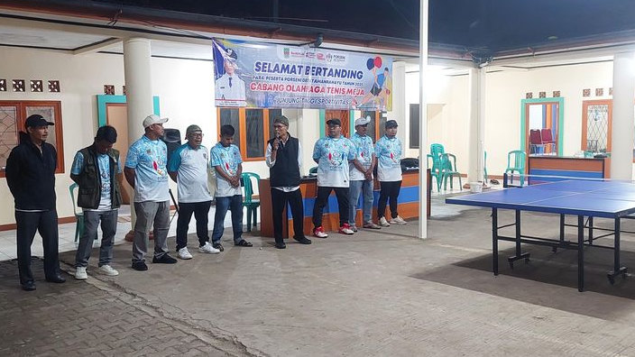 Turnamen Tenis Meja Meriahkan Porseni Desa Tamanrahayu, RW-RW Berlaga Sportif