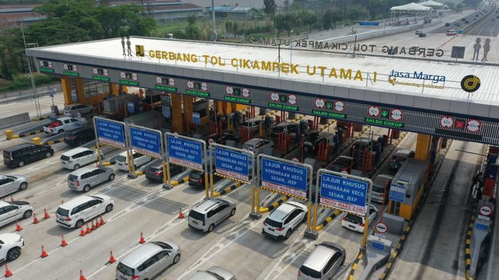 Diskon Tarif Tol 20, Jasa Marga Catat Lonjakan Arus Keluar Jabotabek
