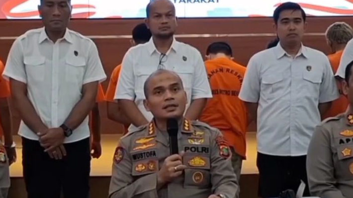 Polres Metro Bekasi Tangkap 5 Pelaku Curanmor, Sudah Beraksi 37 Kali di Wilayah Cikarang