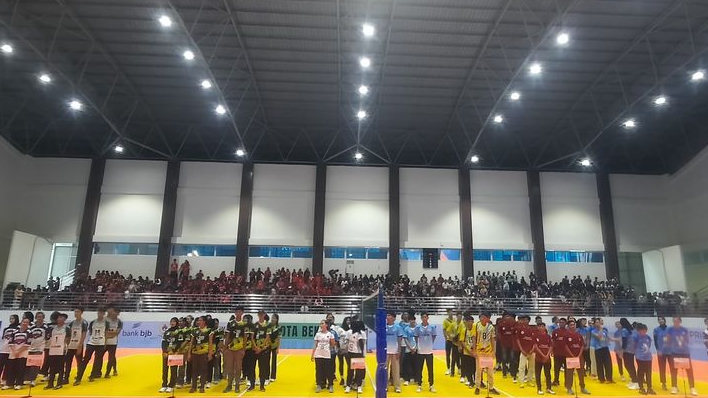 Enam Tim Voli Jabar Berlaga di Babak Kualifikasi Porprov di Bekasi