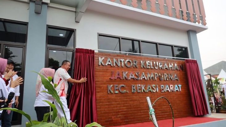 Kantor Kelurahan Jakasampurna Resmi Hadir dengan Wajah Baru, Pelayanan Diminta Lebih Profesional