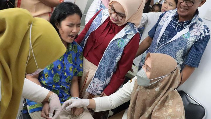 TP PKK Kota Bekasi Pantau Program BIAN di SD Mahanaim Rawalumbu