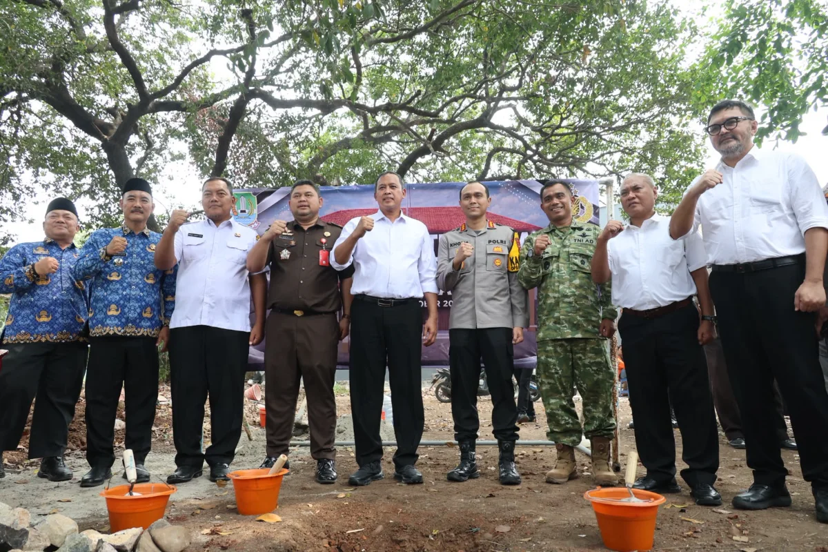 Groundbreaking Pembangunan Gedung Polsek Mustikajaya