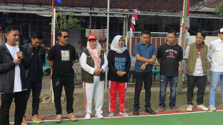 Desa Cibening Gelar Turnamen 3 Cabor Sambut HUT RI ke-80 dan Kabupaten Bekasi ke-76