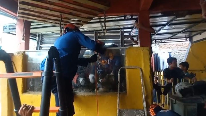 Damkar Kota Bekasi Evakuasi Dua Buaya Peliharaan Warga yang Tak Lagi Terurus
