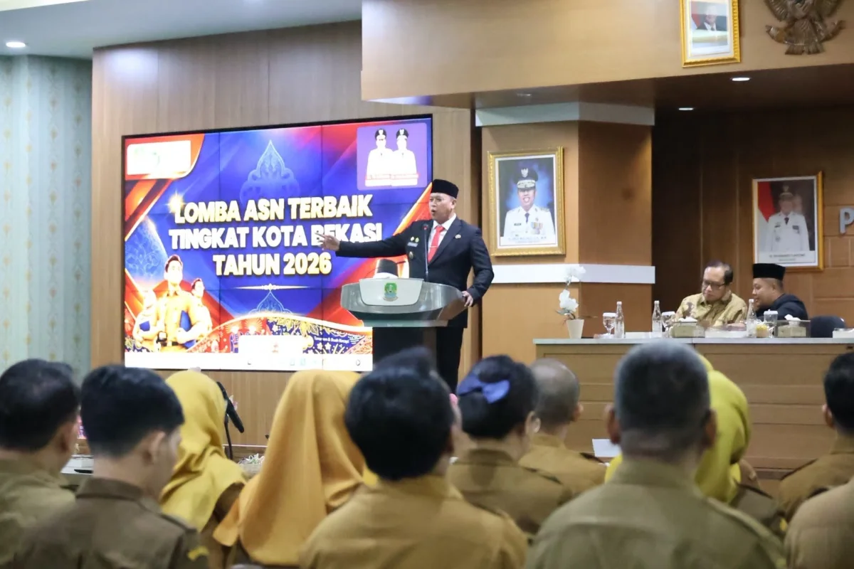 Apresiasi Kinerja dan Inovasi Aparatur, Wali Kota Tri Adhianto Hadiri Final Lomba ASN Terbaik Kota Bekasi 2026