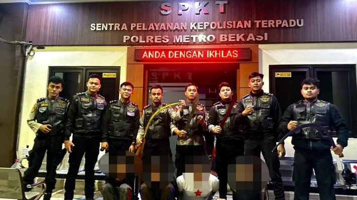 Polisi Ringkus 6 Remaja yang Hendak Tawuran di Cikarang