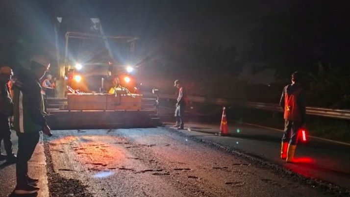 Pemeliharaan Jalan Tol Belmera Kembali Dilanjutkan Pekan Ini oleh JNT