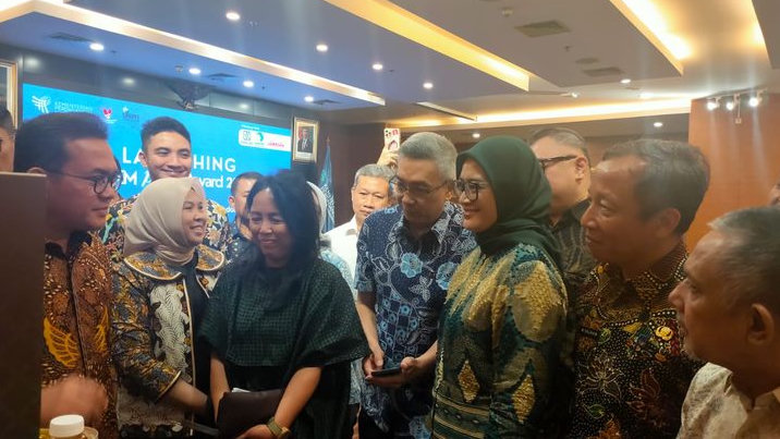 Kadisdagperin Kota Bekasi Hadiri Launching UKM Pangan Award di Kementerian Perdagangan