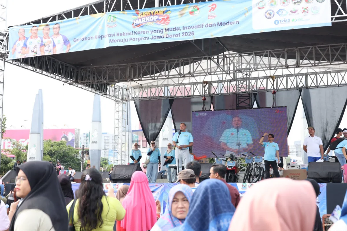 Gebyar Harkop ke-79 di Plaza Patriot, Wali Kota Tri Adhianto Dorong Koperasi Bekasi Makin Modern dan Gaet Gen Z
