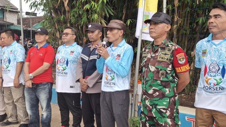 Porseni Desa Tamanrahayu 2025 Resmi Dimulai, Kepala Desa Harap Warga Junjung Sportivitas