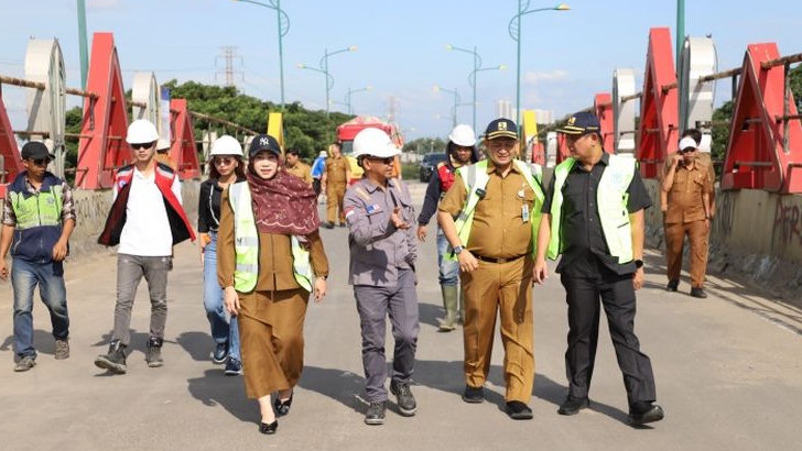 Tampilan Flyover Tegal Gede Dipercantik