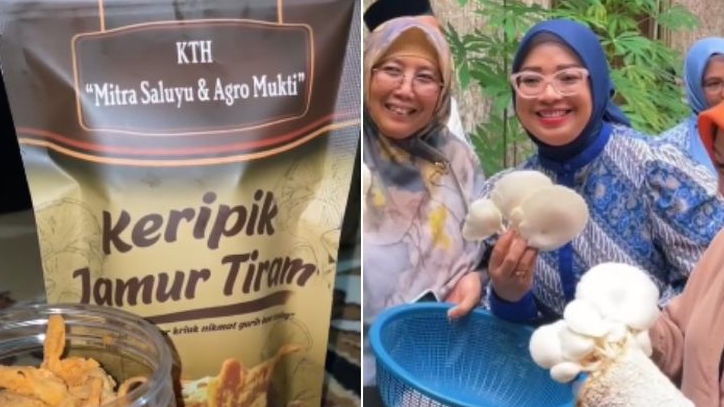 Ade Puspitasari Apresiasi Produk Olahan Jamur Tiram Khas Purwakarta