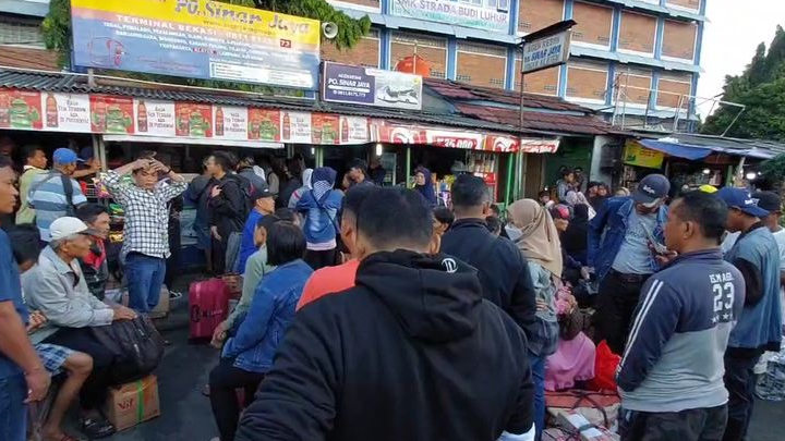 Terminal Bekasi Alami Peningkatan Penumpang Jelang Lebaran