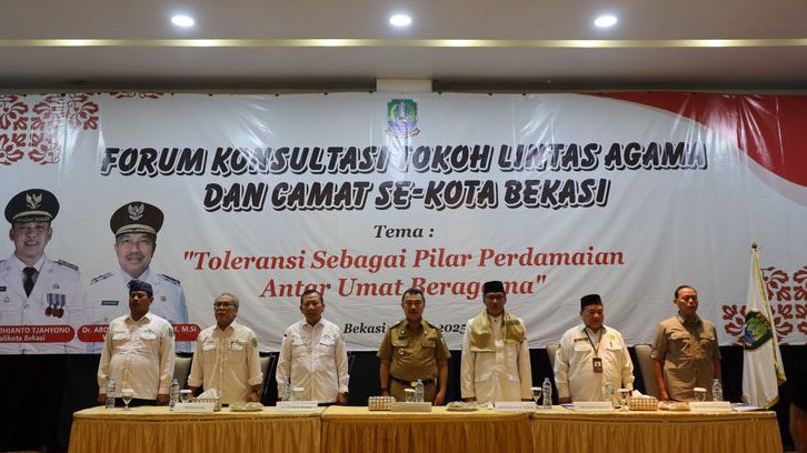 Wawali Harris Bobihoe Ajak Tokoh Agama dan Camat Jaga Kerukunan di Forum Lintas Agama Kota Bekasi