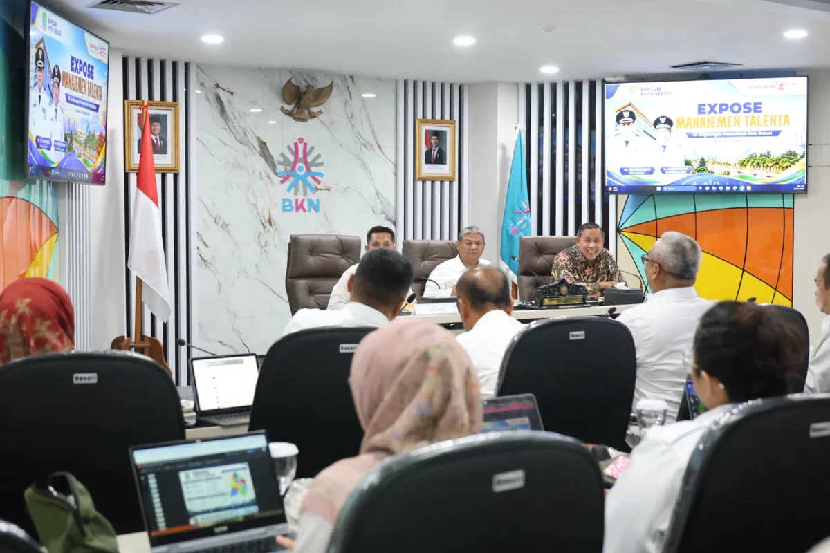 Wali Kota Tri Adhianto Paparkan Kesiapan Manajemen Talenta ASN Pemkot Bekasi kepada BKN