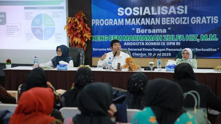 Program Makan Bergizi Gratis Disosialisasikan di Cianjur, Komisi IX DPR RI Gandeng BGN