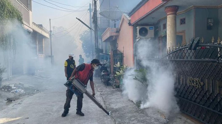 10 Warga Villa Mas Garden Terjangkit DBD, RW 10 Lakukan Fogging dan PSN