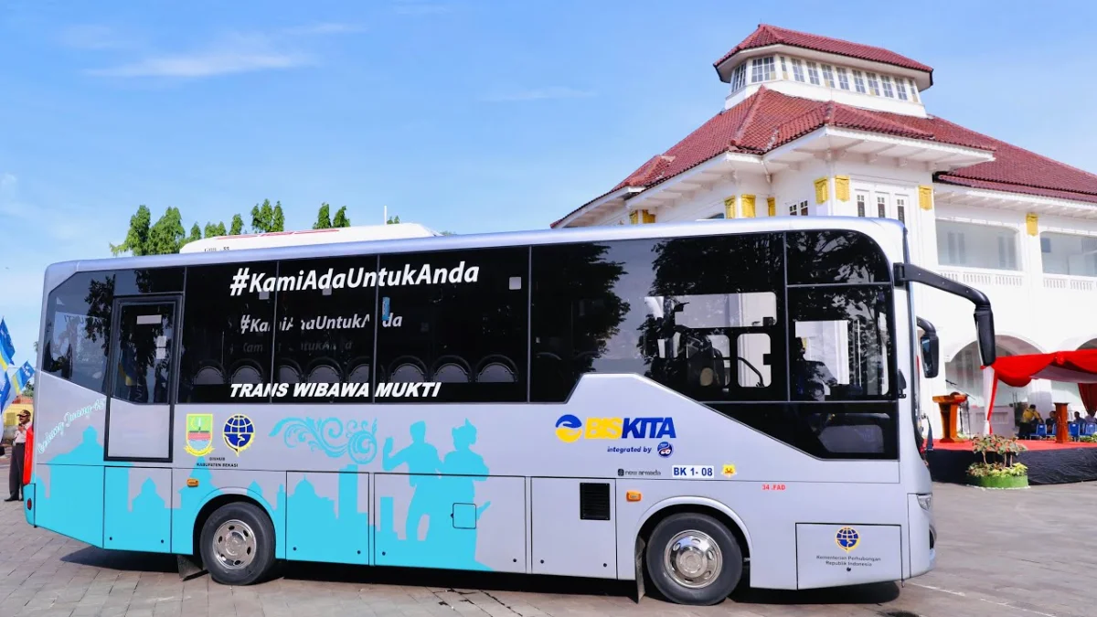 Bus Trans Wibawa Mukti di Kabupaten Bekasi