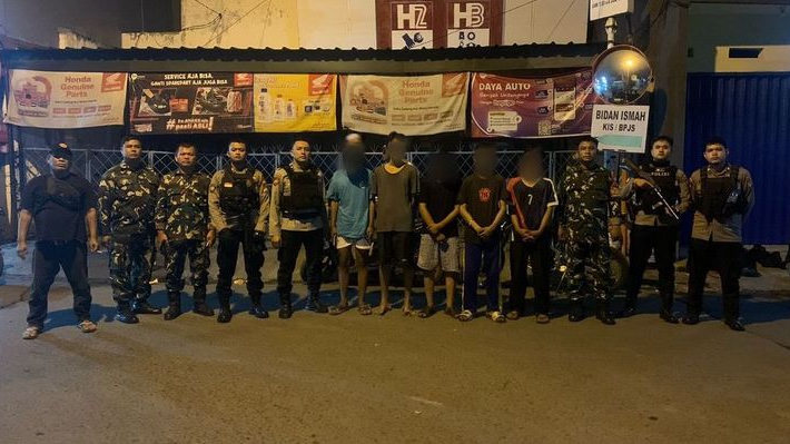Polisi Ringkus Lima Remaja Terlibat Tawuran di Rawa Bambu Bekasi Utara