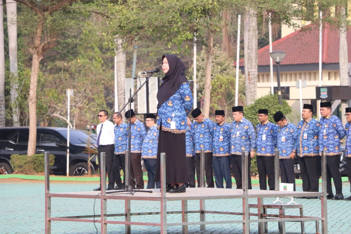 Apel Pagi Pemkab Bekasi di Plaza
