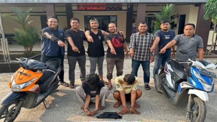 Polsek Tarumajaya Ringkus Dua Pelaku Curanmor yang Beraksi di Siang Hari