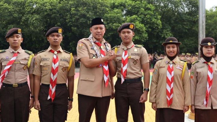 Pemkot Bekasi Gelar Upacara Hari Pramuka