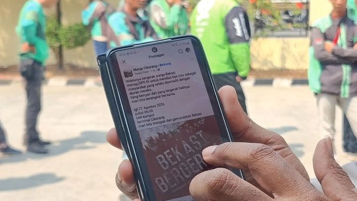 Polisi Amankan Pria di Cikarang Utara yang Diduga Sebarkan Ajakan Provokatif Jelang Aksi 27 Agustus