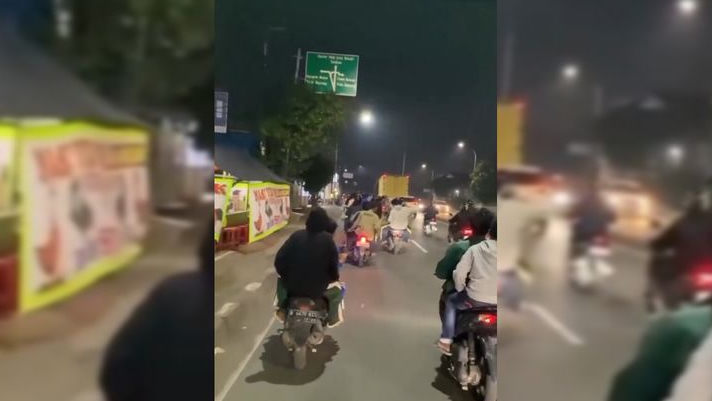 Tawuran Remaja Kembali Terjadi di Jalan Raya Sultan Agung Bekasi