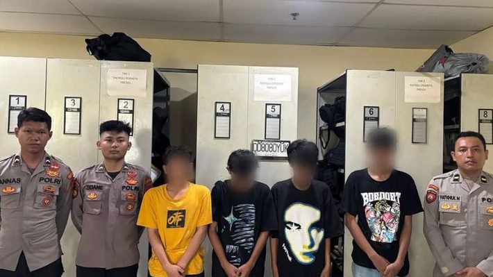 4 Anggota Geng Kali Abang Berurusan dengan Polisi Gara-Gara Tawuran