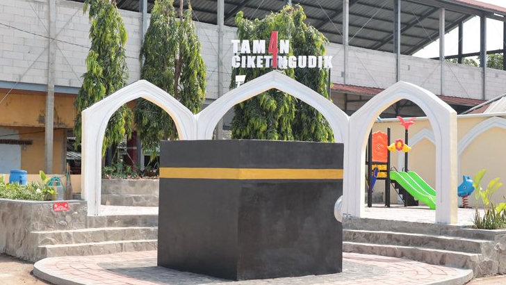 Wali Kota Bekasi Resmikan Taman Ciketing Udik 4, Lengkap dengan Miniatur Manasik Haji