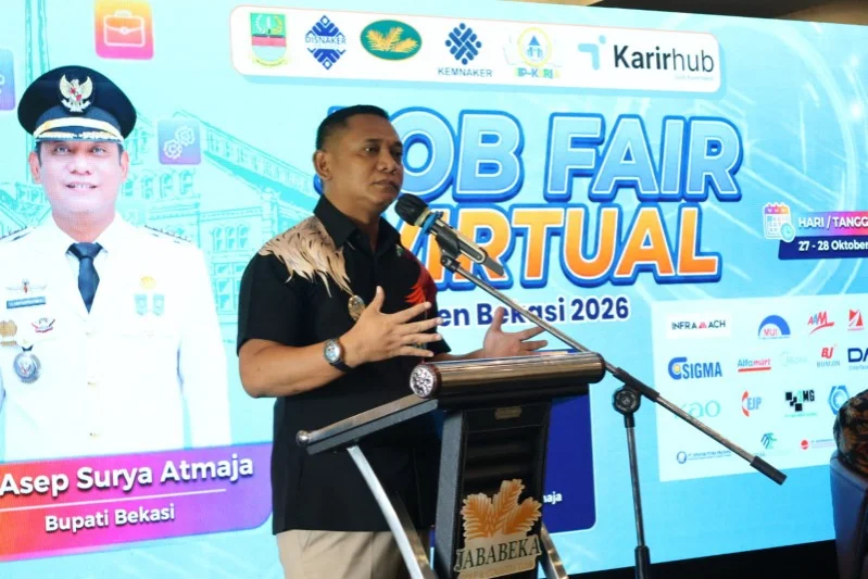 Job fair virtual Kabupaten Bekasi.