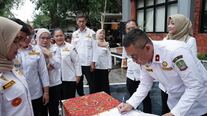 Disdukcapil Kota Bekasi Deklarasikan Zona Integritas Menuju WBK dan WBBM