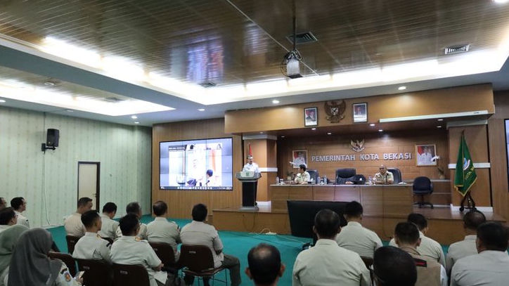 Wakil Wali Kota Bekasi Buka Rakor Satpol PP se-Jawa Barat, Dorong Penegakan Perda Humanis dan Profesional