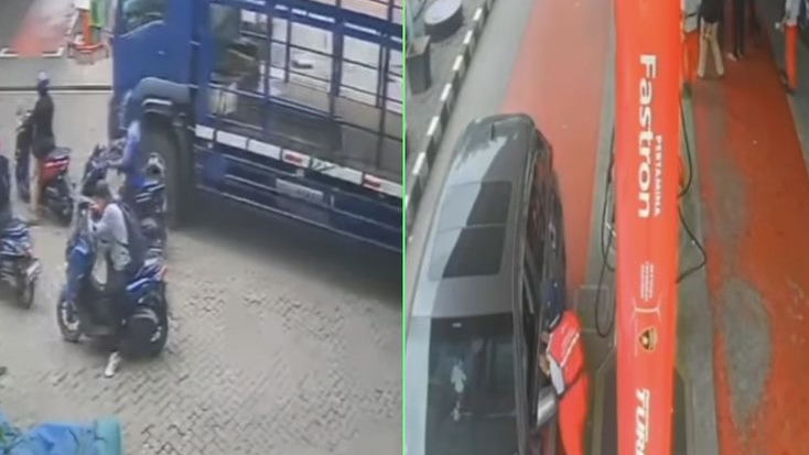 Pegawai BUMD Aniaya Sopir Truk di SPBU Harapan Indah, Korban Alami Retak Pinggul
