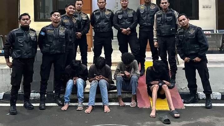 Polres Metro Bekasi Tangkap Empat Remaja yang Hendak Tawuran di Tambun Selatan